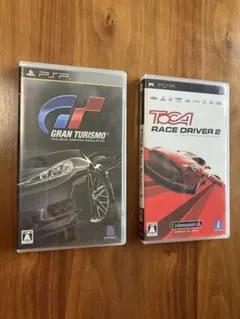 PSPソフト グランツーリスモ/TOCA RaceDrivder 2、2点中古品