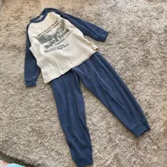 ワコール❤︎ワッフル素材の暖かパジャマ上下セット❤︎130