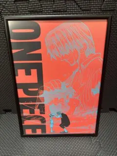 ONE PIECE アート　イラストボード　ジャンプショップ神保町　額縁付きのサムネイル