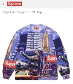 Supreme Skyline Sequin L/S Top