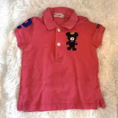 mikihouse ポロシャツ 半袖 子供服 ベビー服 ダブルビー 80