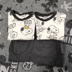 [処分価格]スヌーピー パジャマ 半袖Tシャツとパンツ90cm☆2枚Setのサムネイル