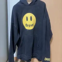 drew house スマイリーフェイス パーカー M 黒