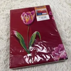 【未使用】　ケンゾー　KENZO 掛け布団カバー　SL 西川　日本製 赤　レトロ