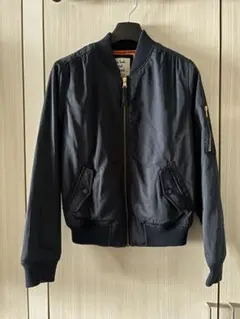 【美品】ネイビー MA-1ジャケット Mサイズ