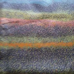 点描風デザインの綿生地