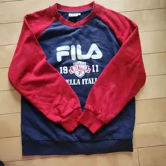 FILA トレーナー ネイビー×レッドのサムネイル
