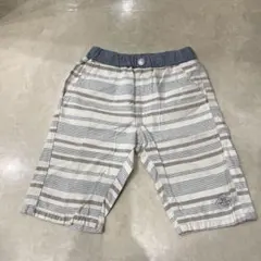 半ズボン 120 ハーフパンツ ストライプ柄 綿100% 男の子 春夏