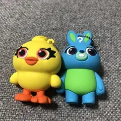 トイストーリー ダッキー バニー フィギュア キーホルダー
