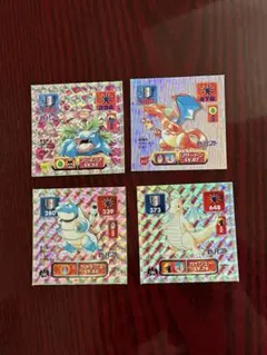 【4枚セット 希少】アマダ ポケモンシール烈伝 Charizard