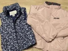 H&Mダウンベストと中綿コートのセット　キッズ130〜140 冬服