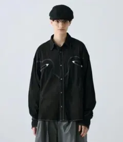 soerte Vintage Suede-Like ウェスタンシャツ 【新品】