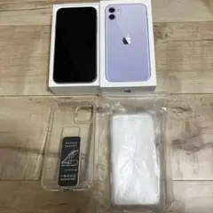 【箱あり】iPhone11 本体 128GB パープル おまけケース付き