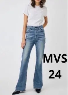 MOUSSY フレアデニムパンツ 24インチ 日本製