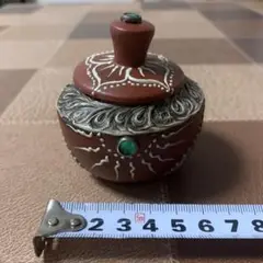 バリ島 木製 小物入れ 蓋つき エスニック アジアン雑貨