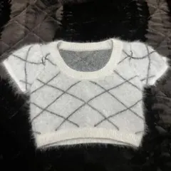 メルトザレディ fleeting check knit topsのサムネイル