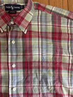 【奇抜】Ralph Lauren 半袖シャツ チェック柄 00s