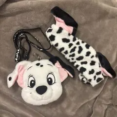 ディズニー　101匹わんちゃん　ヘアバンド　ポーチ・パスケースセット