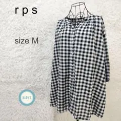 r p s アールピーエス トップス チュニック丈 ゆったり ブラウス サイズM