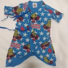 新品未使用　ヒスミニ　しっぽ付きロンパース　80 LITTLE BEE しっぽ付き 長袖ロンパース（ロンパース）｜HYSTERIC