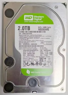 WesternDigital HDD 3.5インチ 2TB WD20EARS