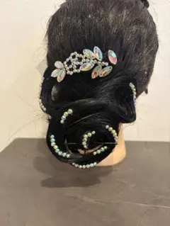多美咲 社交ダンス ヘアアクセサリー シニヨン - メルカリ