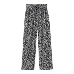 プリントストレートパンツ ペイズリー