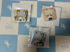 A3! 斑鳩三角　御影密　古市左京　缶バッジ　3個セット