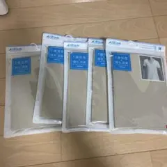 【新品・未開封】エアリズムデオドラントメッシュVネックT ベージュ