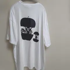 5XL(10XL) おもしろ パロディ プリント Tシャツ 白 大きいサイズ