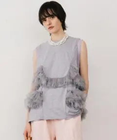 LA BELLE ETUDE】マットサテンBIGリボンホルターTOPS - メルカリ
