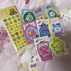 たまごっち　ドロップブロックシール　タイルシール　ダイカットステッカー