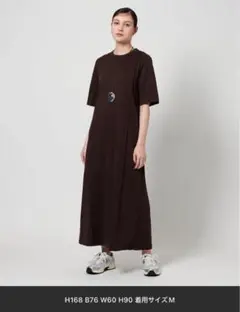 ダンボール ピンタック ロングワンピース