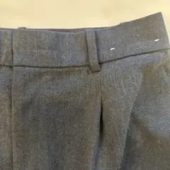 ユニクロ　タックワイドパンツ　グレー　Lサイズ