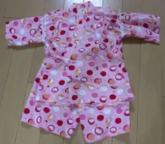 キティちゃん 甚平 サイズ120女の子