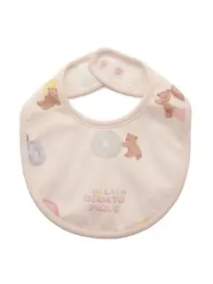 ジェラートピケ ドーナツベア柄スタイ