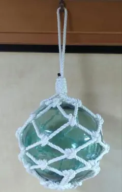 ガラス玉　大玉　浮き玉　ネット付き