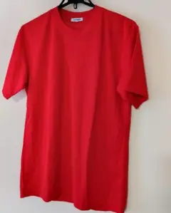 赤 Mサイズ ポリエステル Tシャツ