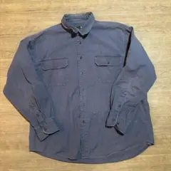 Cabela’s 厚手コットンシャツ XL ダブルポケット ネイビー