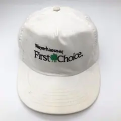 ビンテージ 米国企業物 80s USA製 刺繍 スナップバックキャップO319