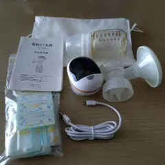 電動搾乳器　母乳バッグ付き