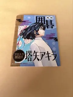 ヒカルの碁 原画展 ヒカ碁展 購入特典 メモ帳 ノート 塔矢アキラ 進藤