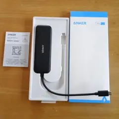 ANKER USBハブ ブラック