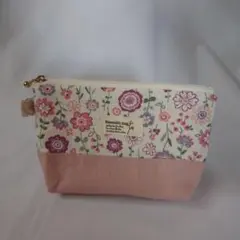 ハンドメイド　14㎝ファスナーポーチ