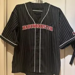 ベビモン　ベースボールシャツ　ベイビーモンスター　BABYMONSTER BABYMONSTER ベイビーモンスター ベビモン グッズ ベースボール