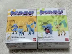 ポケモンスケールワールド　リオル　コリンク　グレイシア　フカマル　リーフィア