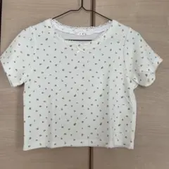 小花柄 ワッフル 半袖 Tシャツのサムネイル