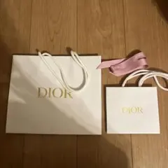 Dior ショッパー 大小セット　リボンつき