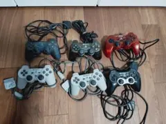 PS1 PS2 コントローラー6個セット　ジャンク込み　DUALSHOCK