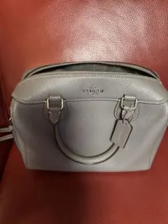 COACH グレー ショルダーバッグ